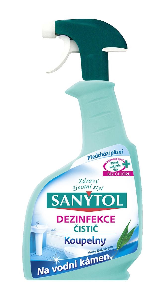 SANYTOL dezinfekce čistič - KOUPELNY 500ml.