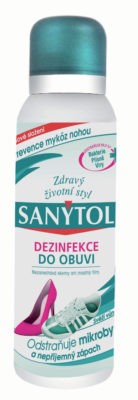 SANYTOL dezinfekce do obuvi 150ml.