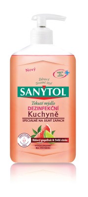 SANYTOL dezinfekční mýdlo do kuchyně 250ml.