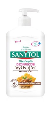 SANYTOL dezinfekční mýdlo vyživující 250ml.