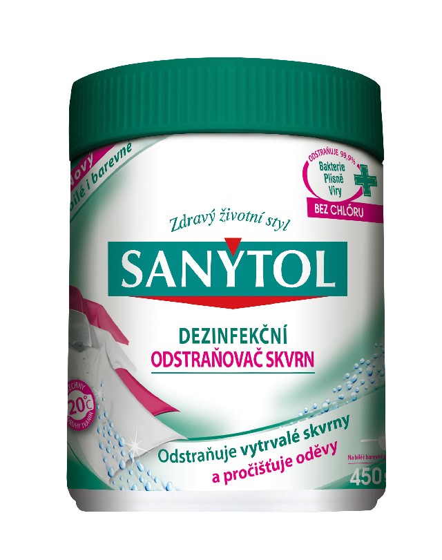 SANYTOL odstraňovač skvrn 450 g.