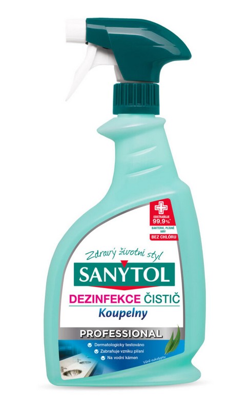 SANYTOL PROFESSIONAL čistič KOUPELNY 750ml.