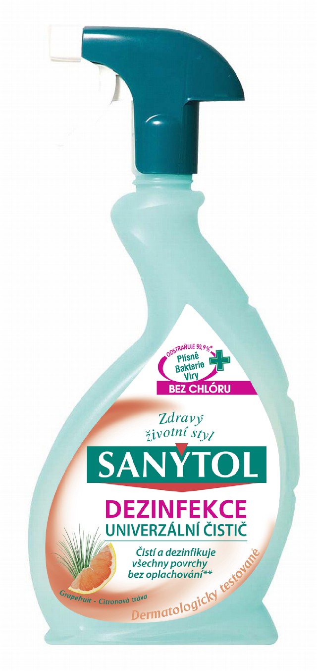 SANYTOL univerzální čistič GREP sprej 500ml.