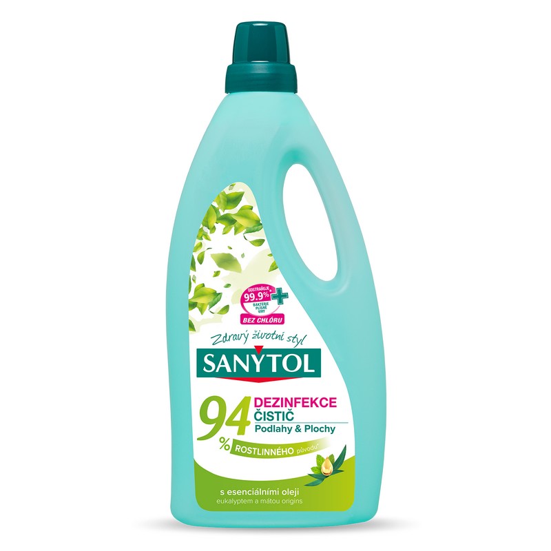 SANYTOL univerzální čistič na podlahy CITRON 1000ml.