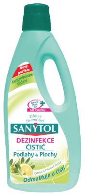 SANYTOL univerzální čistič na podlahy CITRON 1000ml.