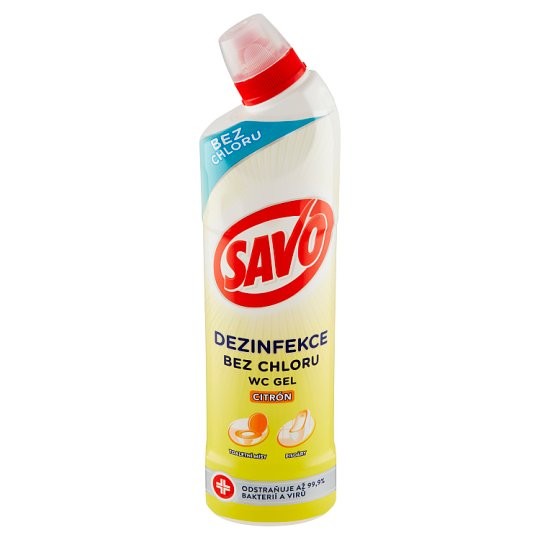 Savo WC čistič CITRON 750ml.