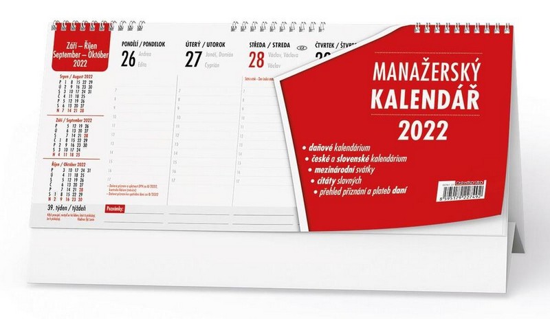 Stolní kalendář - Manažerský kalendář
