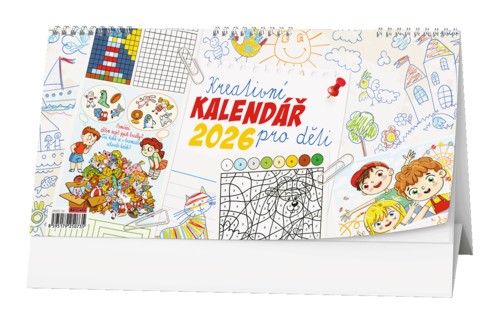 Stolní kalendář týdenní - Dětský kreativní