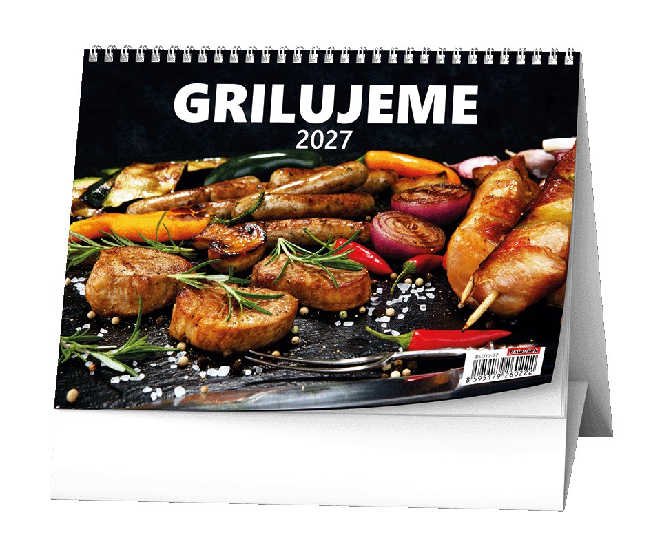 Stolní kalendář týdenní - Grilujeme