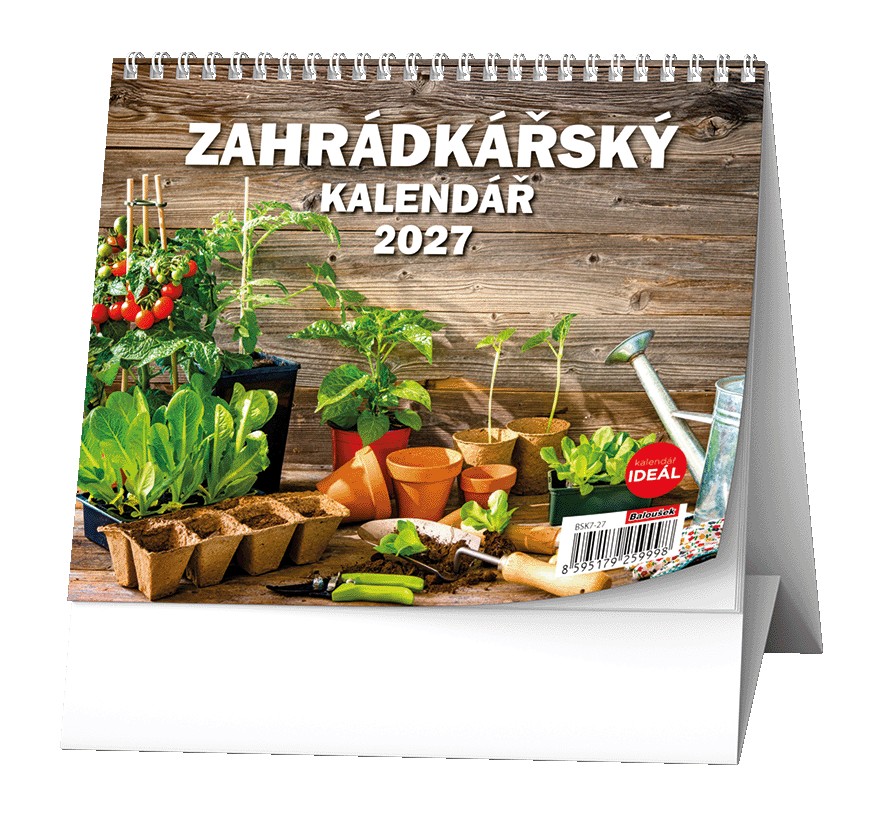 Stolní kalendář týdenní - IDEÁL - Zahrádká