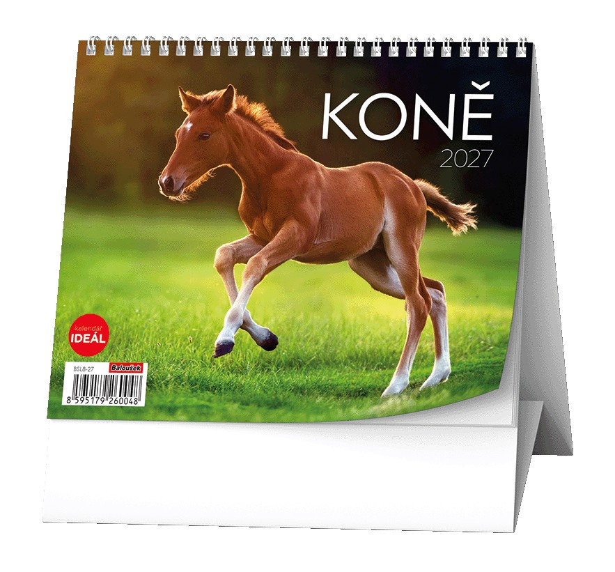 Stolní kalendář týdenní - Koně