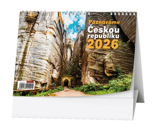 Stolní kalendář týdenní - Poznáváme Českou