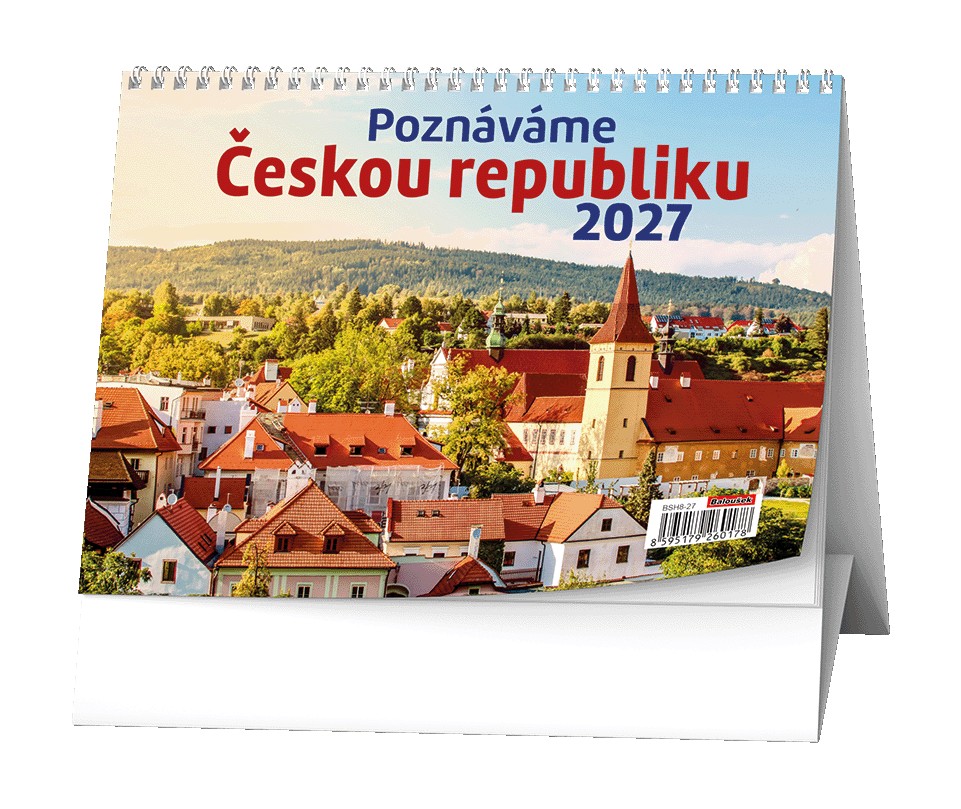 Stolní kalendář týdenní - Poznáváme Českou