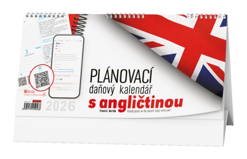 Stolní kalendář týdenní - s angličtinou