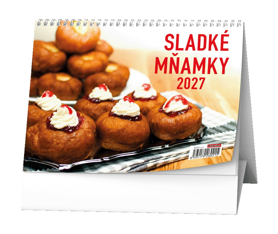 Stolní kalendář týdenní - Sladké mňamky