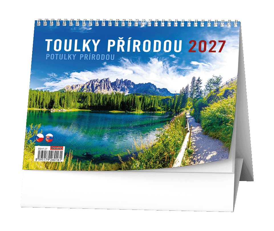 Stolní kalendář týdenní - Toulky přírodou
