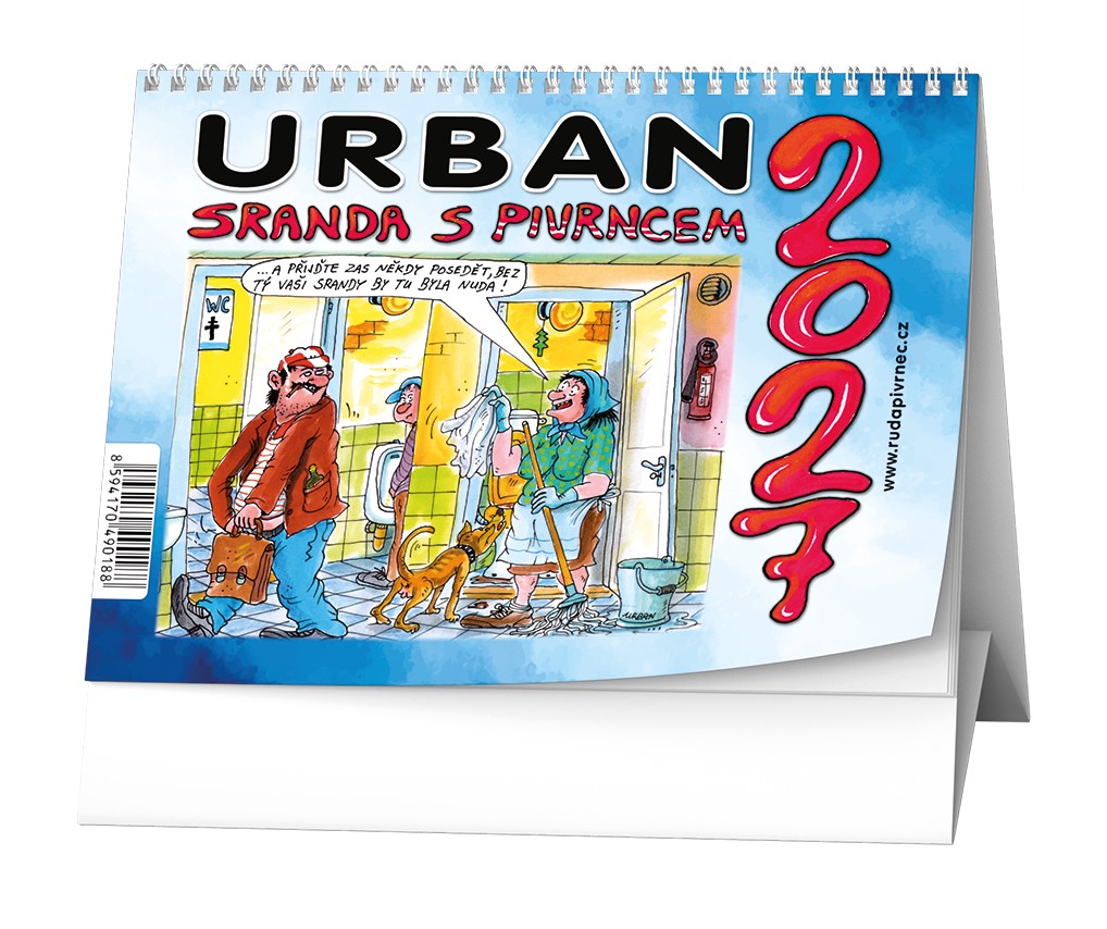 Stolní kalendář týdenní - Urban 2026…Dobijm