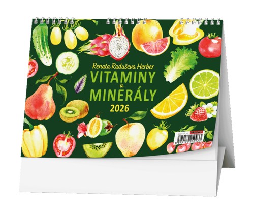 Stolní kalendář - Vitamíny a minerály Renaty 