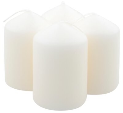 Svíčky adventní bílé 4 ks Svíčky adventní bílé 4 ks