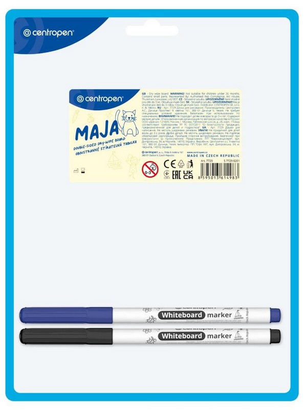 Tabulka 7729 A5 MÁJA + 2x značkovač