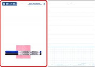 Tabulka 7769 A4 školní linky a čtverečky + 2 značkovače