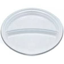Talíř PS mělký 22 cm 2 dílný bílý 100 ks.