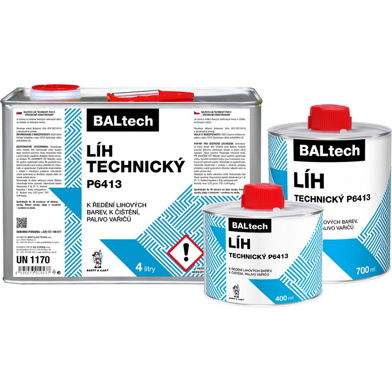 Technický líh P 64413 plech 700ml.