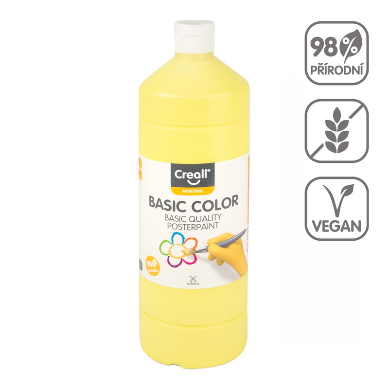 Temperová barva CREALL basic 1000ml. světlá ŽL