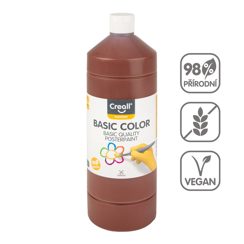 Temperová barva CREALL basic 500ml. tmavá HNĚD�