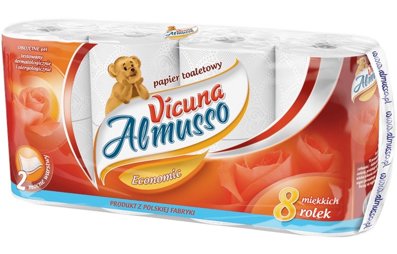 Toaletní papír ALMUSSO VICUNA 2vr. 8 roliček