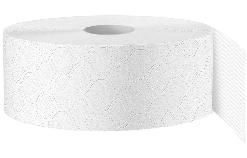 Toaletní papír JUMBO PROFI 240mm 75% celuloza, bílé, 2vr., 6ks