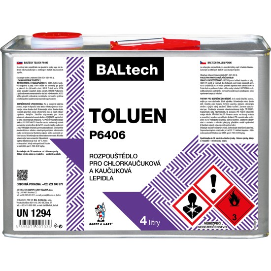 Toluen P6406, 4 l.