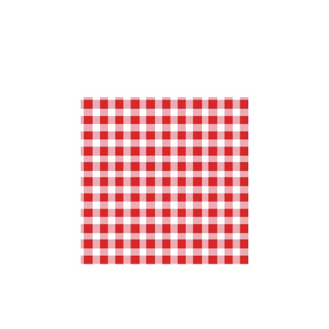 Ubrousky prostírací KARO - KOSTKA červené 33x3