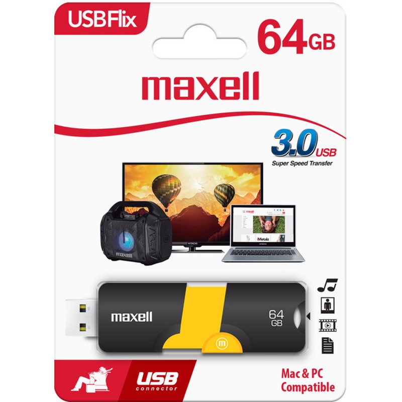 USB FD 64GB 3.0 FLIX MAXELL