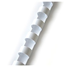 Vázací hřbet bílý, průměr 19 mm, 100 kusů