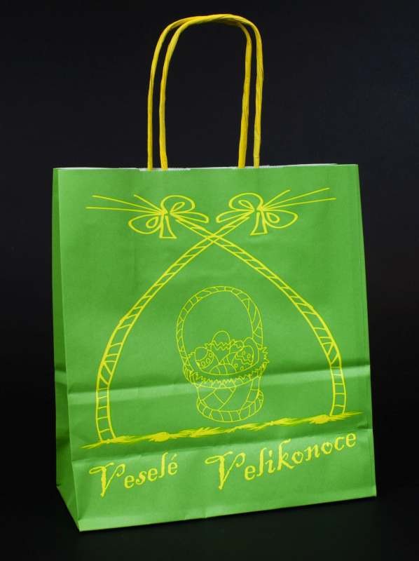Velikonoční papírová taška 180 x 80 x 200 mm