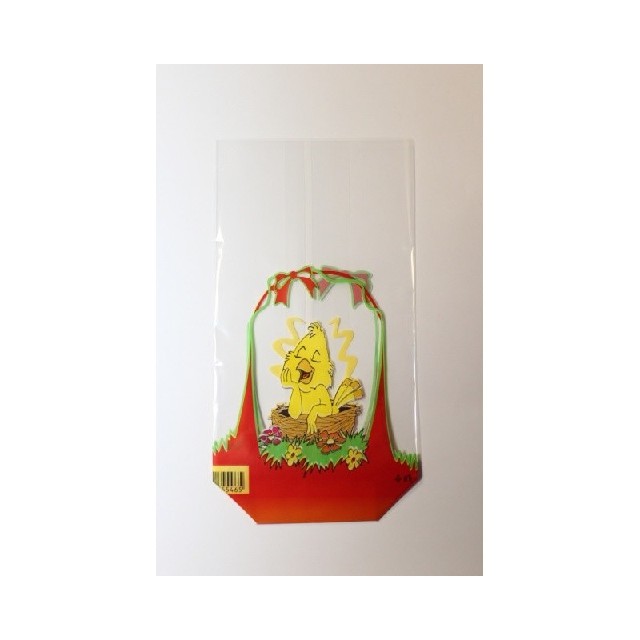 Velikonoční sáček PP 60 x 40 x 190 mm. Kuřátko