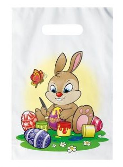 Velikonoční taška KRÁLÍK 20x30x8cm 1ks.