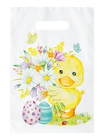 Velikonoční taška KUŘÁTKO 20x30x8cm 1ks.