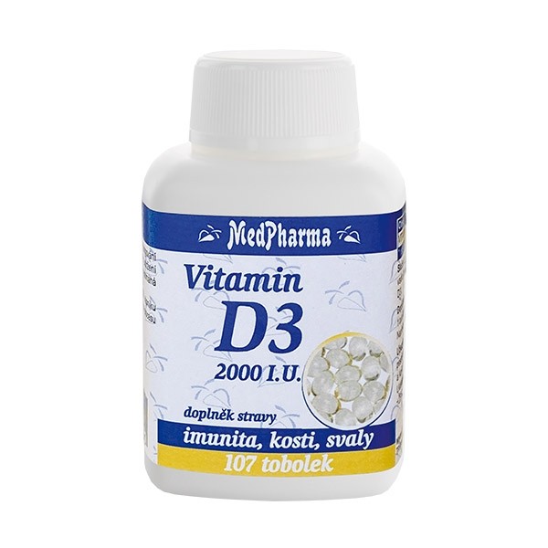 Vitamin D3 2000 I.U., 107 tobolek