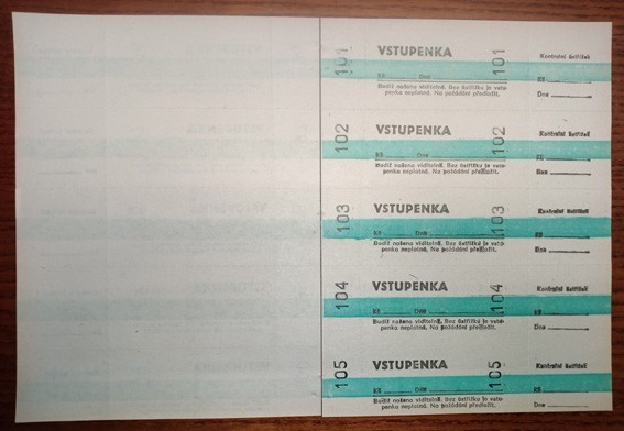 VSTUPENKA v BLOKU 1 - 200