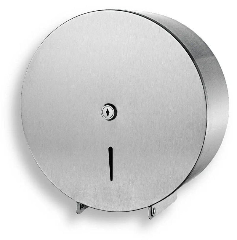 Zásobník na toaletní papír JUMBO, do 250mm. kartáčovaná nerez