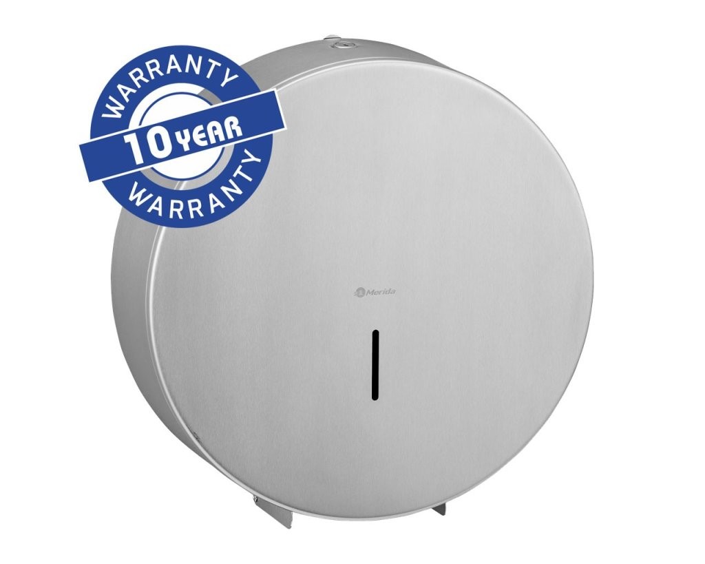 Zásobník na toaletní papír MEGA, nerez mat, 23 cm