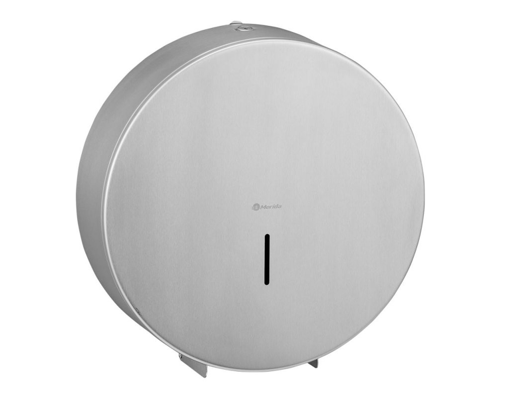 Zásobník na toaletní papír MEGA, nerez mat, 23 cm