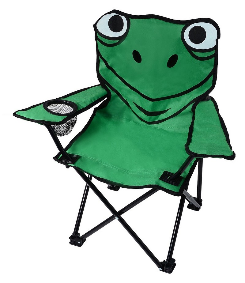 Židle kempingová malá Axel Frog zelená žabička