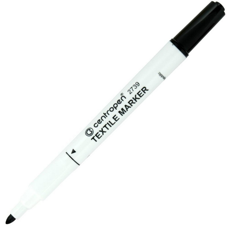 Značkovač CENTROPEN 2739 na textil ČERNÝ